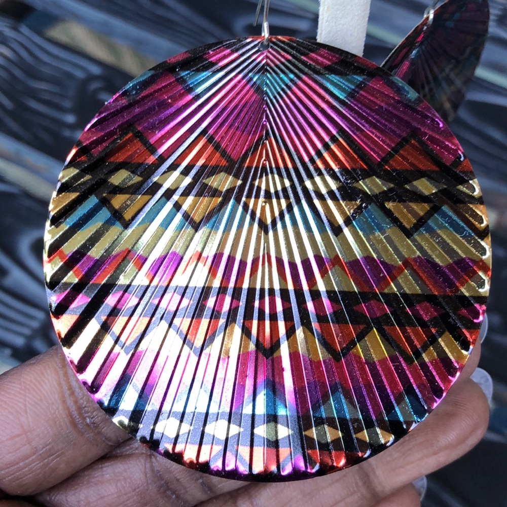 Kaleidoscope Earrings - Picture 2 of 4